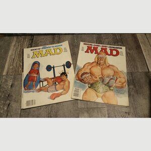 MAD MAGAZINE #262 and #264 Rocky and Hulk Hogan 1986